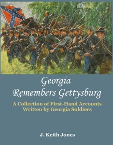 Georgia Remembers Gettysburg front cover draft