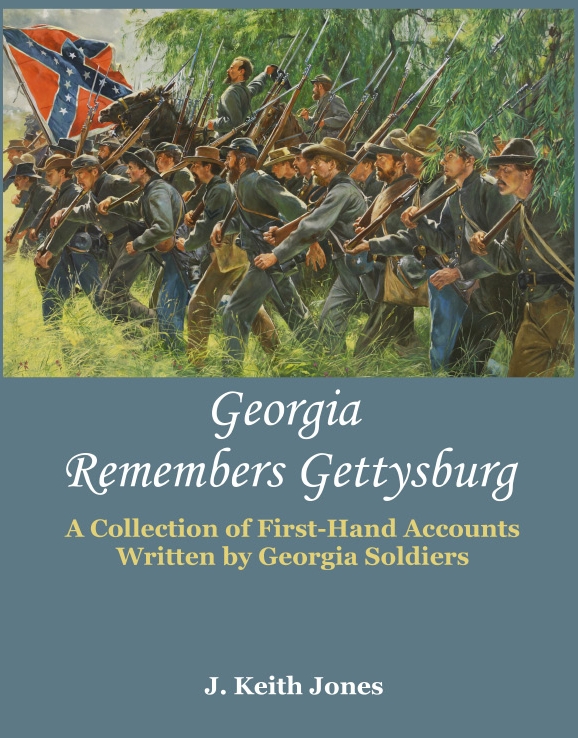 Georgia Remembers Gettysburg front cover draft